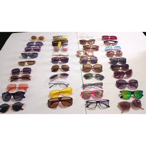 40 Pairs Various Brands, Colors and Styles Bulk Lot of Eyeglasses Sunglasses - Picture 1 of 5